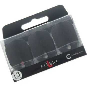 Šipka Letky na šipky L-Style Champagne L3 Shape černé