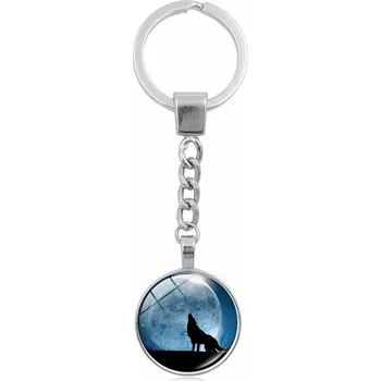 Klíčenka vlk (7) (Přívěšek na klíče vlk)