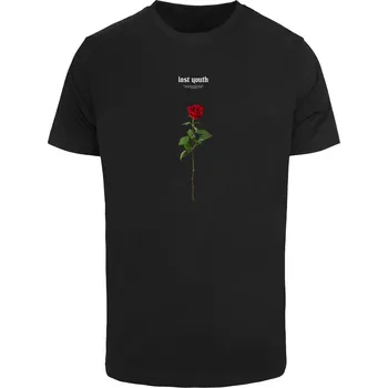 Pánské tričko Černé tričko Lost Youth Rose Tee Mister Tee černá 2539442