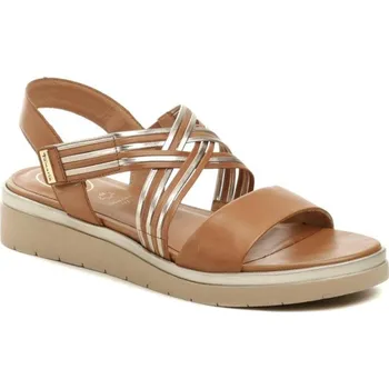 Dámské sandále Tamaris Comfort 8-58707-42 hnědé dámské nadměrné sandály EU 43 + DÁREK + Doprava ZDARMA