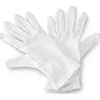 Pracovní rukavice Hama bavlněné rukavice, velikost M, bílé, 1 pár