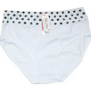 Dámské kalhotky vyšší do pasu bílé 183 598/76