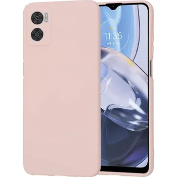 Pouzdro na mobilní telefon Kryt Motorola Moto E22 / E22i Techsuit SoftFlex - pink sand