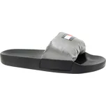 TOMMY HILFIGER Dámské stříbrné pantofle EN0EN02767-PE6-355 Velikost 39