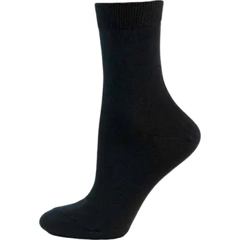 Pánské ponožky Bambusové ponožky s aktivním stříbrem černé, Velikost: 38 - 39 (5 - 6), Barva: Černá