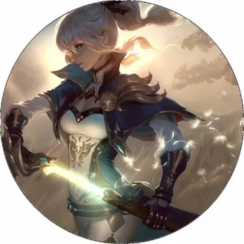 Jedlá dekorace na dort Jedlý papír fantasy obrázek bojovnice 19,5 cm