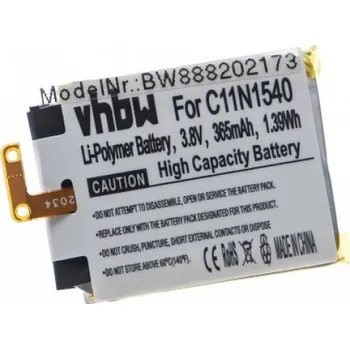 Baterie pro mobilní telefon VHBW Baterie pro Asus Zenwatch 2, 365 mAh