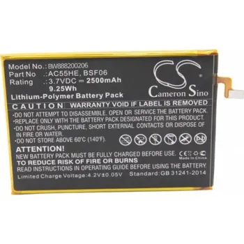 Baterie pro mobilní telefon VHBW Baterie pro Archos 55 Helium Ultra, 2500 mAh