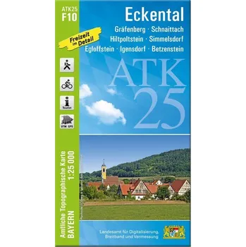 ATK25-F10 Eckental (Amtliche Topographische Karte 1:25000) - Landesamt für Digitalisierung, Breitband und Vermessung