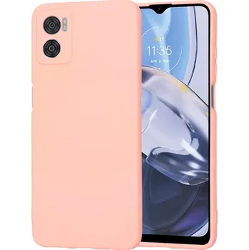 Pouzdro na mobilní telefon Kryt Motorola Moto E22 / E22i Techsuit SoftFlex - chalk pink
