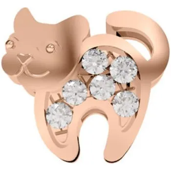 Náramek Zvířátka ELEMENTS dílek: Kočka s brilianty (DCHF9194.002)