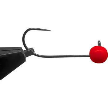 Rybářský háček Jigová hlavička Jigovky HD Barbless Red #6 5ks - 0,4 g