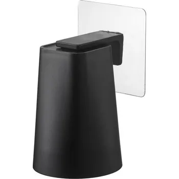 Držák na kartáček YAMAZAKI Držák s kelímkem Film Hook 5488, 200ml, černý