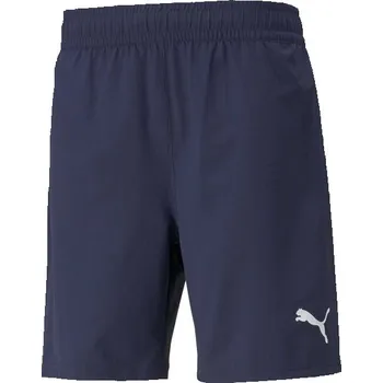 Pánské kraťasy Pánské fotbalové šortky Puma TEAMFINAL SHORTS S Tmavě modrá, Bílá