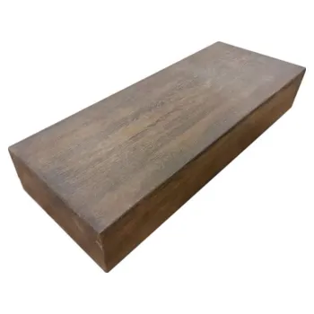 Dlažba Schod Presbeton Woody 1, 900x350x150 mm reliéfní hnědá/černá