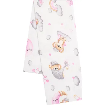 Plena Flanelová plena s potiskem New Baby koala růžová