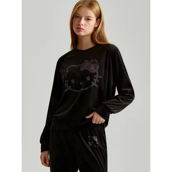 Dámská mikina Mikina Hello Kitty - S - House - černá - 180CL-99X