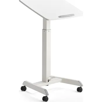 Psací stůl Stolek na notebook ATTUNE, 600x520 mm, bílý