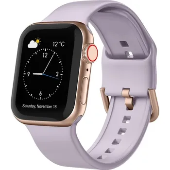 VSECHNONAMOBIL 87687 SILICONE Vyměnitelný řemínek pro Apple Watch 10 / 11 42mm fialový