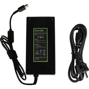 Adaptér k notebooku Green Cell Nabíječka pro notebooky Lenovo, 170W / 20V / 8,5A / pravoúhlý konektor