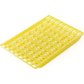 Dílenský regál Plastová police do regálu TRANSFORM, 1200x400 mm, žlutá