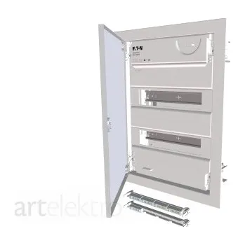 Rozvaděč Eaton KLV-24HWP-SF Rozvodnice KLV, do dutých stěn, superploché plech.dveře, bezšroubová svorkovnice, řad 2, modulů 28 *178809