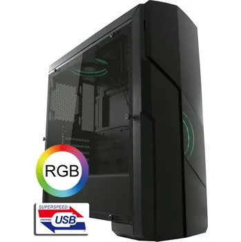 PC skříň LC Power Gaming 997B - Hypnos_X, mid tower skříň, 2x USB 3.0, 2x 120mm RGB fan