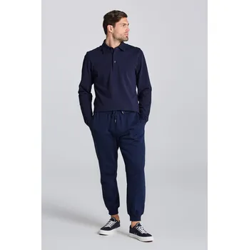 TEPLÁKY GANT REG TONAL SHIELD SWEAT PANTS EVENING BLUE