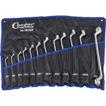 Autoklíč Očkové klíče ohnuté 6-32mm 12ks Condor C.10-12T