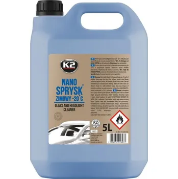 Směs do ostřikovače K2 Nano Sprysk -20 °C zimní kapalina 5 l