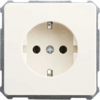 Elektrická zásuvka ELSO - zásuvka SCHUKO, 250V, 16A, perlově bílá *205000 Schneider