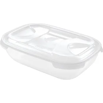 Tontarelli Dóza na potraviny NUVOLA 2 l obdélník bílá 9042419112 9042419112