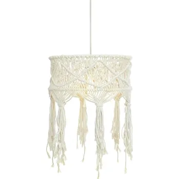 ACA DECOR Závěsný lustr THASSOS Natura, 1xE27, IP20, délka 165 cm