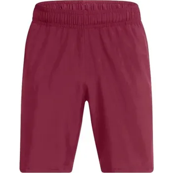 Pánské kraťasy Under Armour WOVEN WORDMARK sm Vínová, Růžová