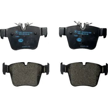 Brzdová destička Sada brzdových destiček, kotoučová brzda HELLA 8DB 355 024-991