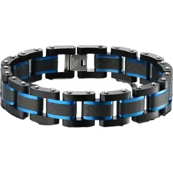 Náramek Pánský náramek Original Design Black on Blue