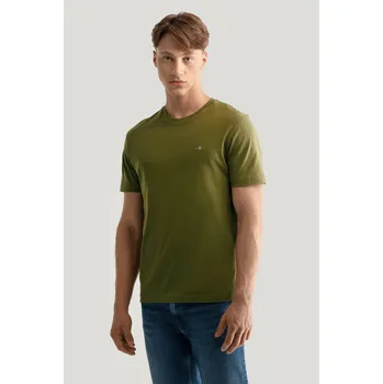 TRIČKO GANT REG SHIELD SS T-SHIRT JUNIPER GREEN