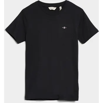 Dívčí tričko TRIČKO GANT SHIELD SS T-SHIRT BLACK
