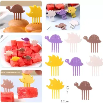 Party nádobí Napichovátka - JEŽCI A ŽELVY - 8 ks (Značka: JETTING)