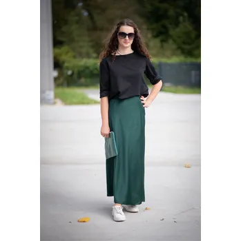 Dámská sukně Sukně jednobarevná Latino Paris 23376u barva: hnědá tmavá