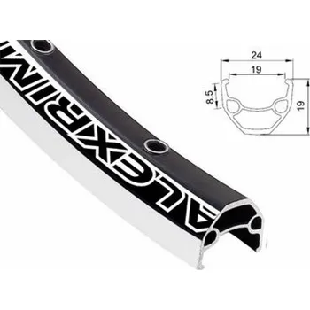 Ráfek na kolo ALEXRIMS MTB ráfek EN24 27,5x32 děr Tubeless Ready H. disk s krytkou černý (ALX-EN24275)