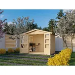 Dřevěný domek KARIBU AMBERG 3 (82972) natur LG1755