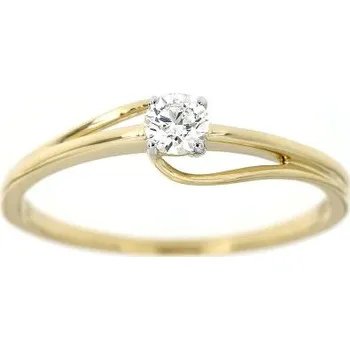 Prsten Zlatnictví U Kostela Diamantový prsten 804Y 52 4145-23047231