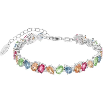 Náramek Stříbrný náramek se zirkony - AP538-7585