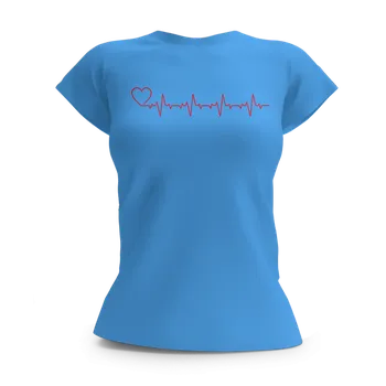 Dámské tričko Dámské Tričko Zdravotnictví tyrkysové - velikost XL (Velikost XL)