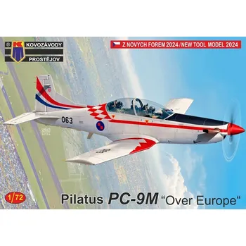 Plastikový model 1:72 Pilatus PC-9M „Over Europe“