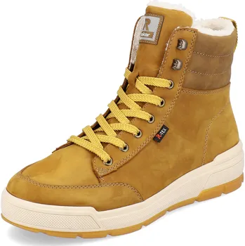 Pánská zimní obuv PÁNSKÉ KOTNÍKOVÉ BOTY RIEKER REVOLUTION U0071-68 ŽLUTÁ Barva: ŽLUTÁ, Velikost: 45