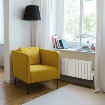 Radiátor Radiátor elektrický RBC11E 1250W nízký 43x95,5x10 cm bílý olejový akumulační s LCD displejem Gabarrón