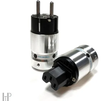 Příslušenství pro gramofon Elektronika Praha - Schuko Power Rhodium Set