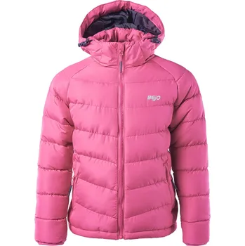 Dívčí bunda Dětská Zimní prošívaná bunda BEJO BALDEY KDG M000143235 – Růžová 122